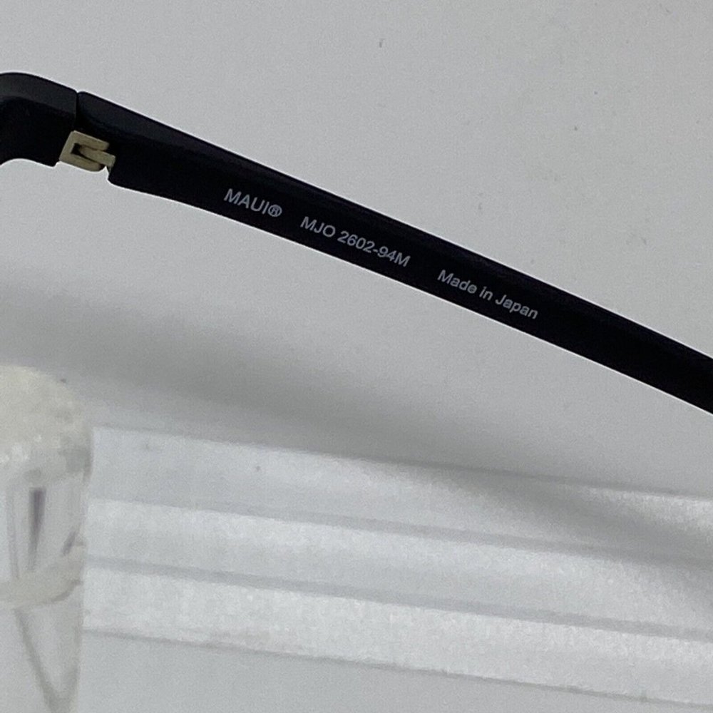 Maui Jim MJO 2602-94M Black/Clear Nylon Eyeglasses Frames Unisex 45-20-147 NWOT - Picture 6 of 7